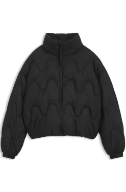 Wattierte Relaxed-Fit Jacke aus wasserabweisendem Gewebe