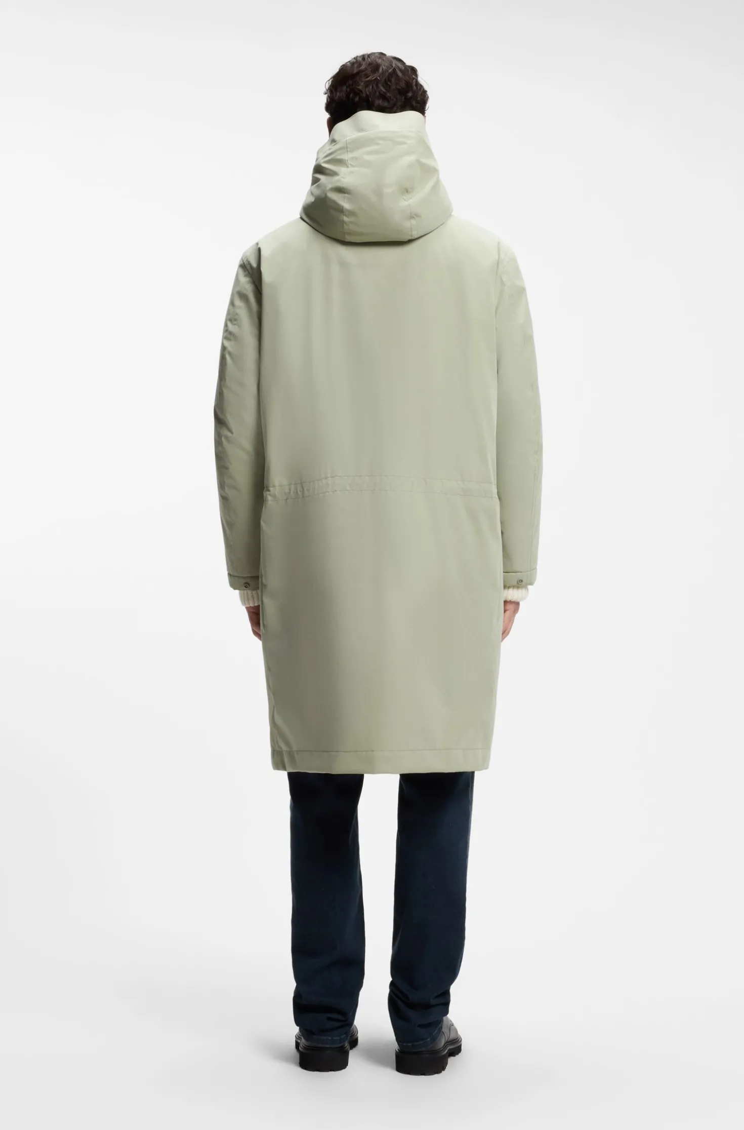 Wattierter Parka mit verstellbaren Details
