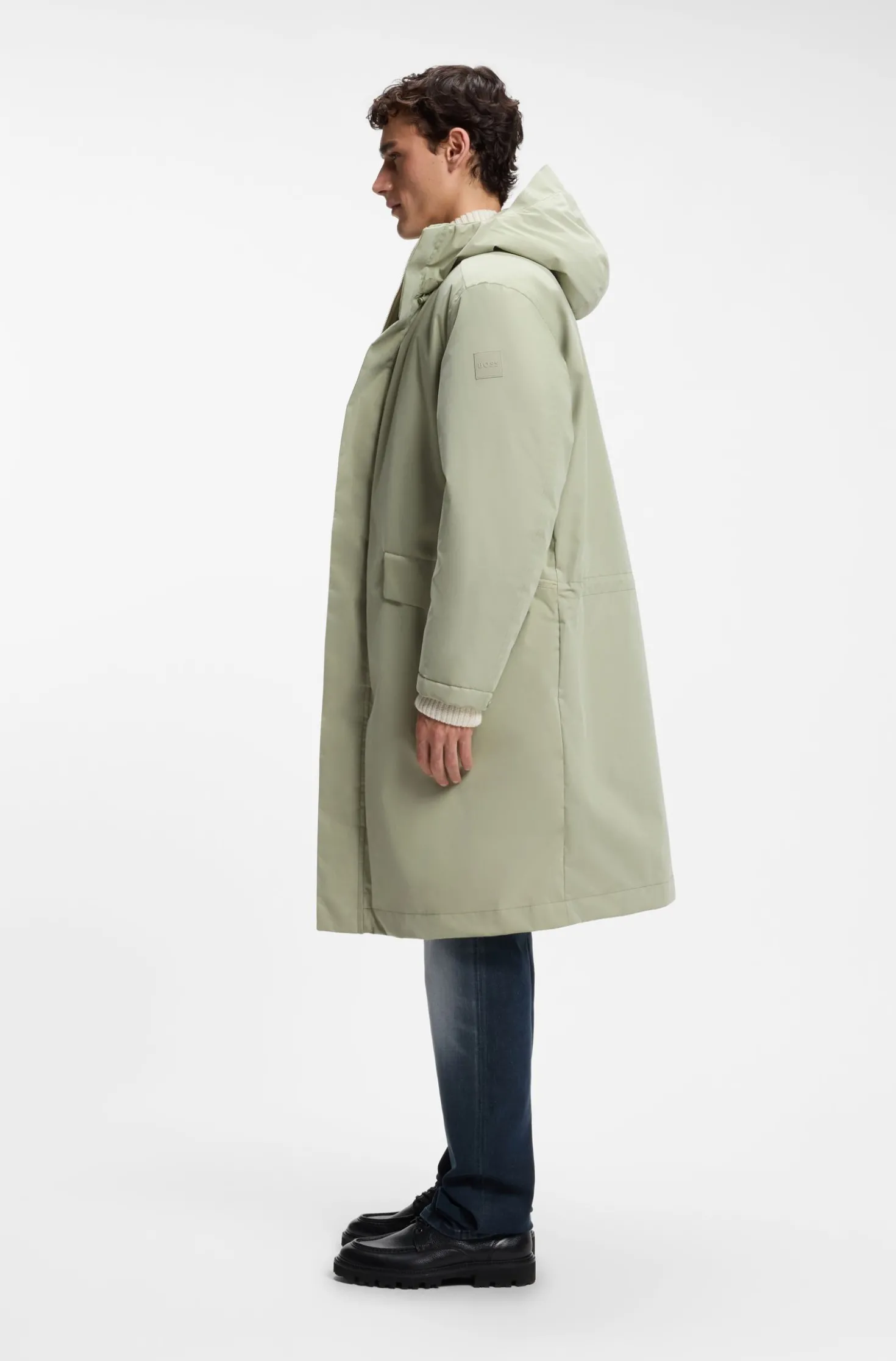 Wattierter Parka mit verstellbaren Details