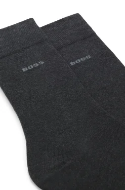 Zweierpack Business-Socken aus softer, kompakter Baumwolle