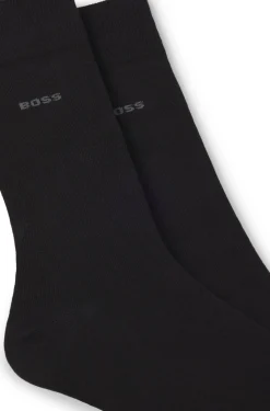 Zweierpack Business-Socken aus softer, kompakter Baumwolle