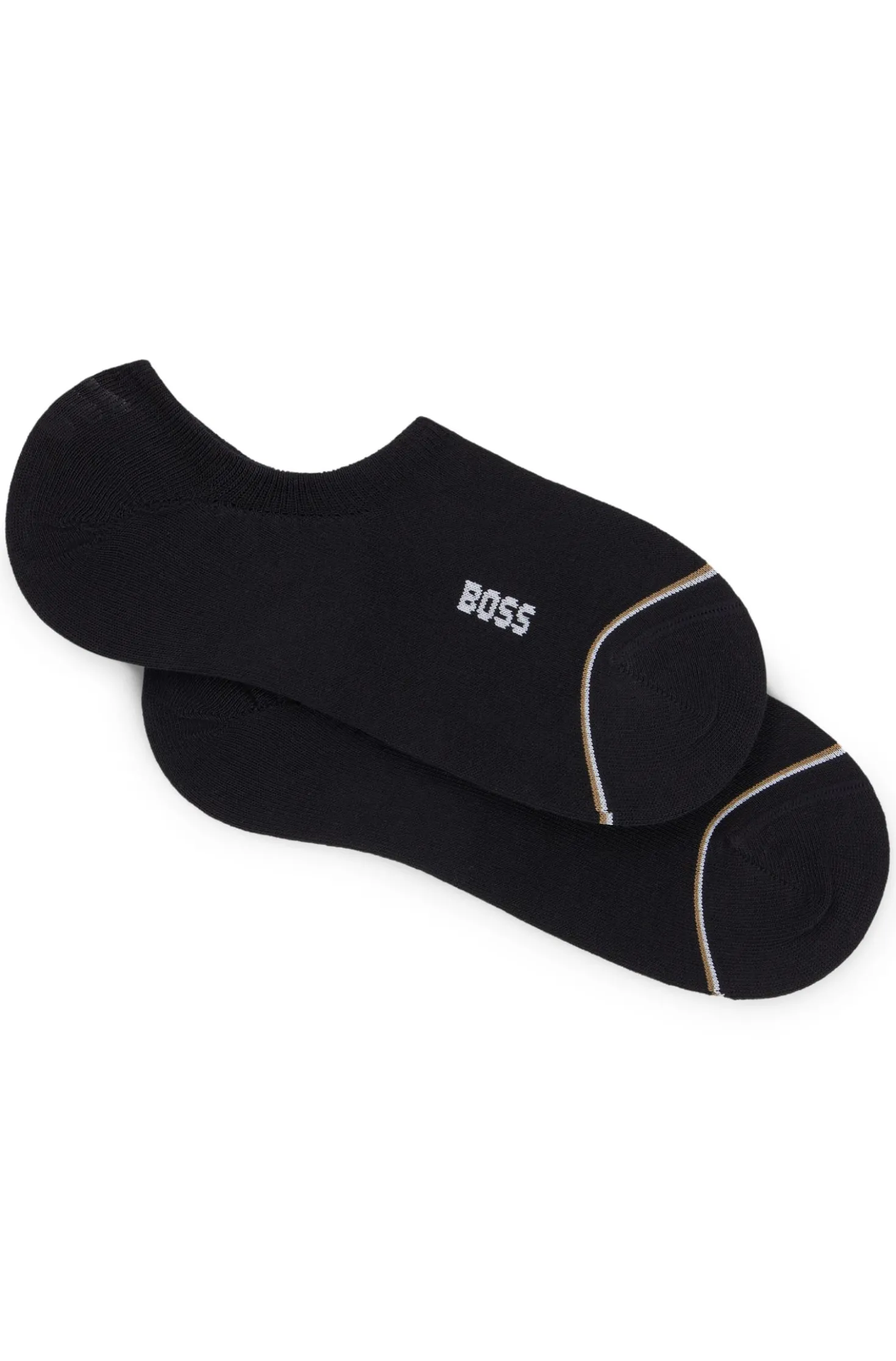 Zweierpack knöchellange Socken mit Branding