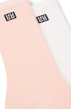 Zweierpack mittelhohe Socken mit Stack-Logos