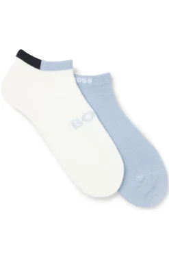 Zweierpack Sneakers-Socken aus softem Bambus-Mix