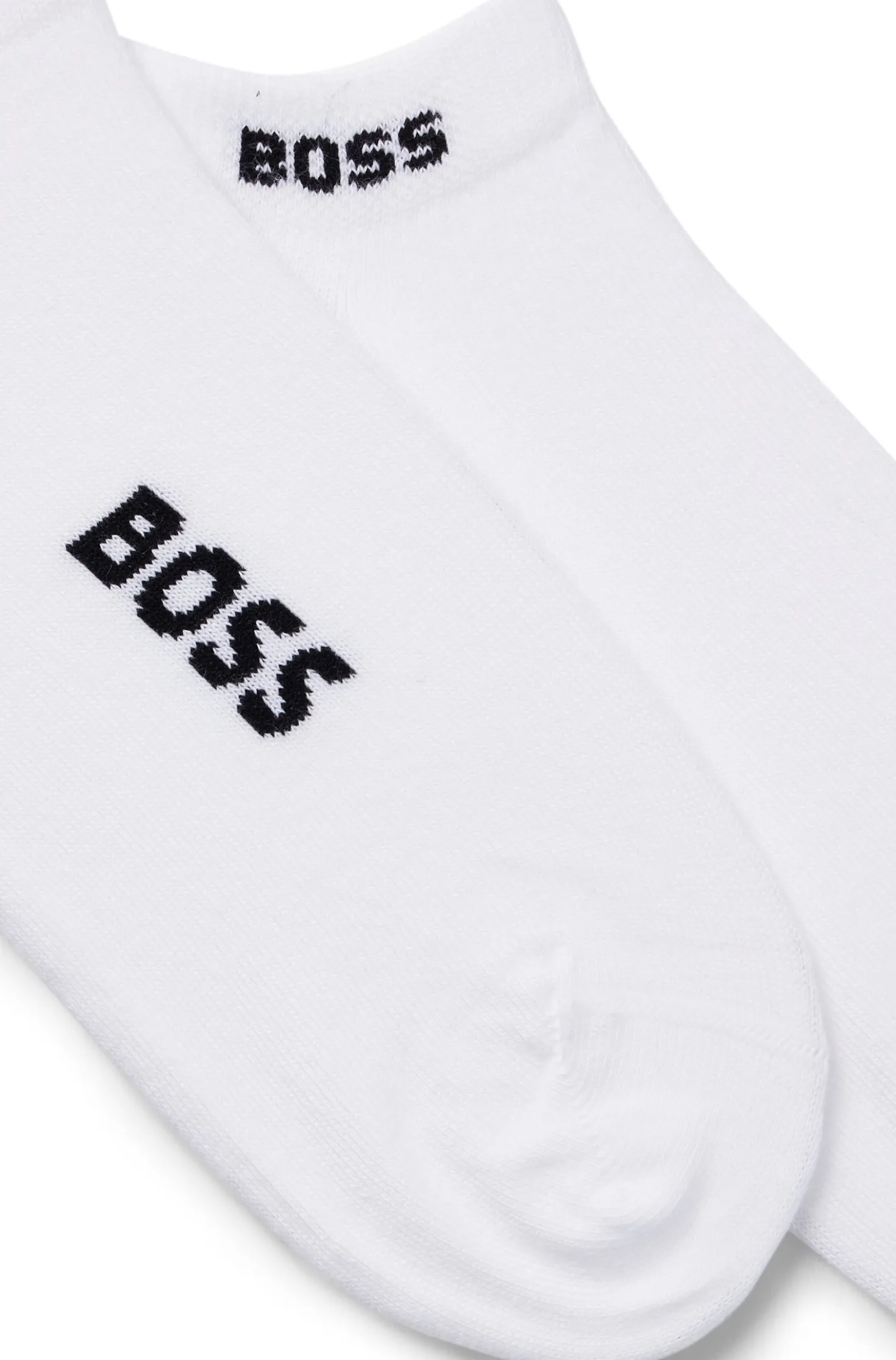 Zweierpack Sneakers-Socken aus Baumwoll-Mix mit Logo