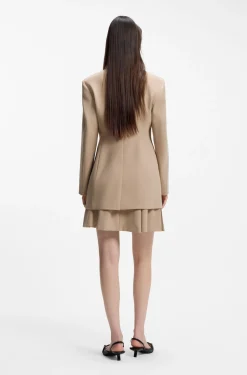 Zweireihiger Regular-Fit Blazer mit Sanduhr-Silhouette