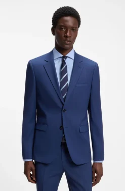 Zweiteiliger Extra Slim-Fit Anzug aus kariertem Twill
