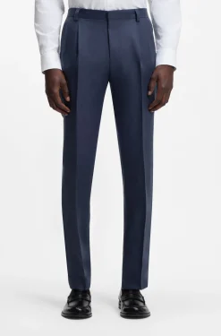 Zweiteiliger Extra Slim-Fit Anzug aus Leinen-Twill