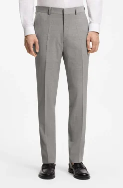 Zweiteiliger Slim-Fit Anzug aus Woll-Mix