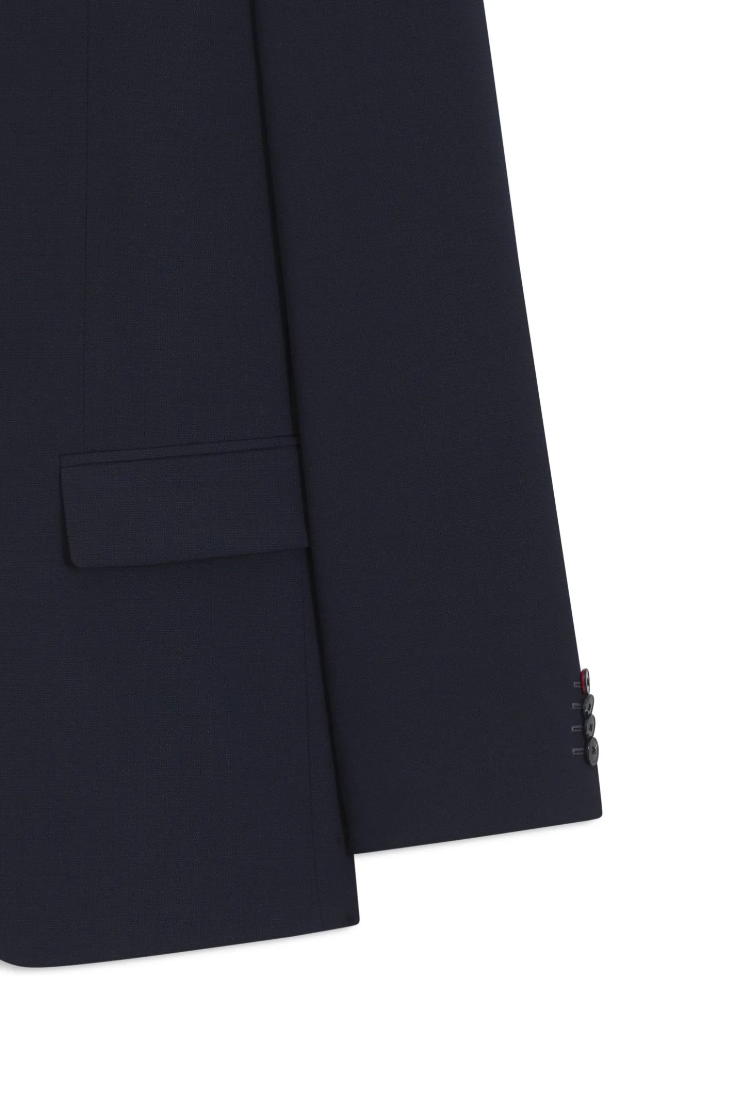 Zweiteiliger Slim-Fit Anzug aus Stretch-Gewebe