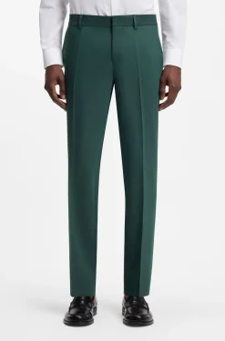 Zweiteiliger Slim-Fit Anzug aus Performance-Stretch-Twill