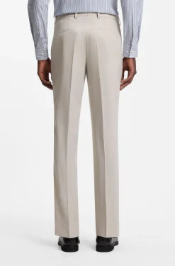 Zweiteiliger Slim-Fit Anzug aus waschbarem Stretch-Gewebe