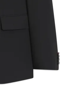 Zweiteiliger Slim-Fit Anzug aus Woll-Mix