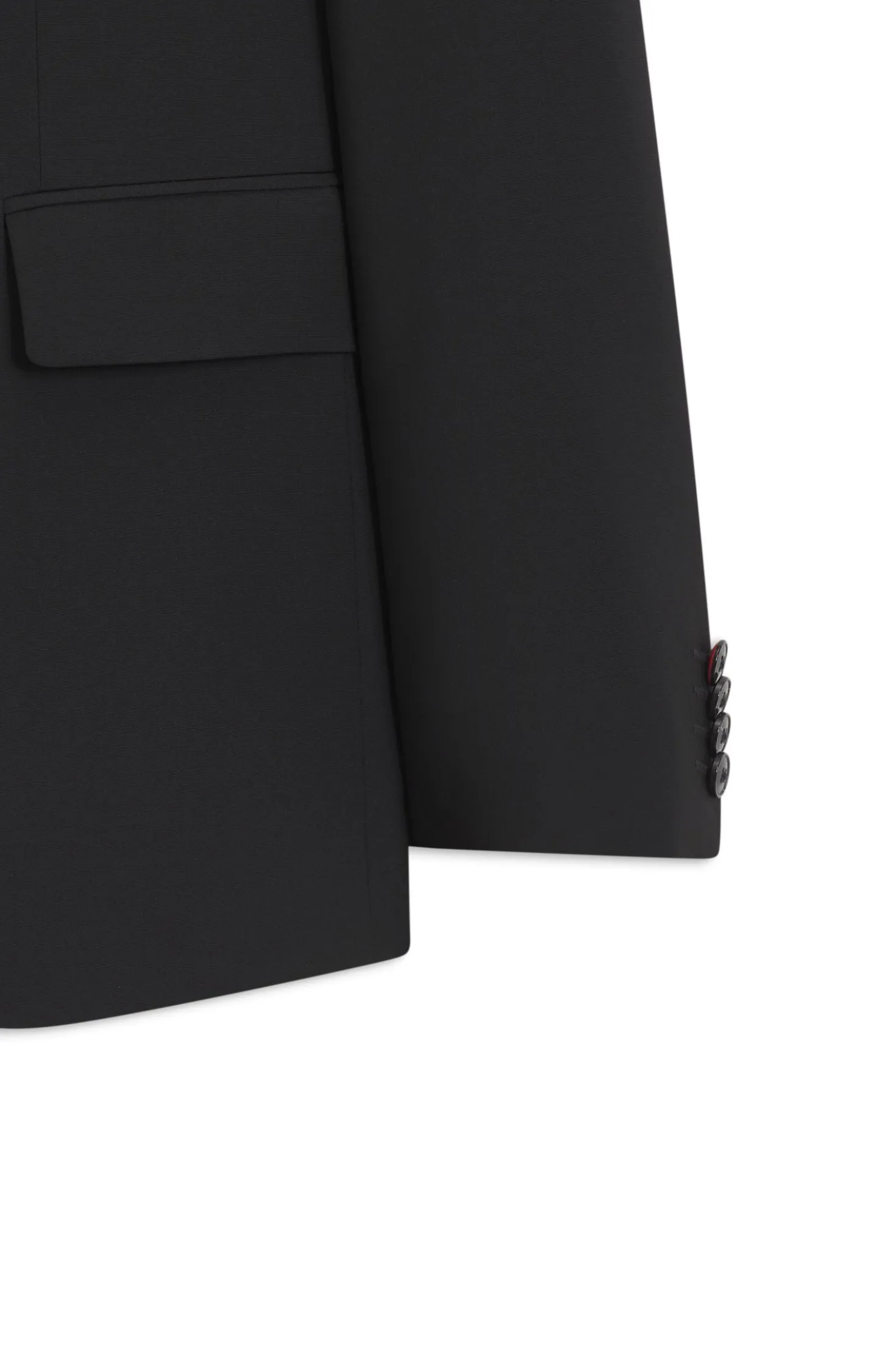 Zweiteiliger Slim-Fit Anzug aus Woll-Mix