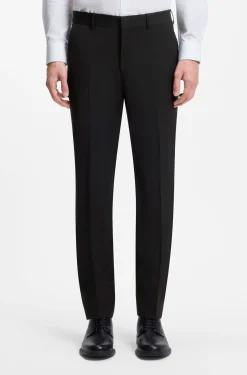 Zweiteiliger Slim-Fit Anzug aus Woll-Mix