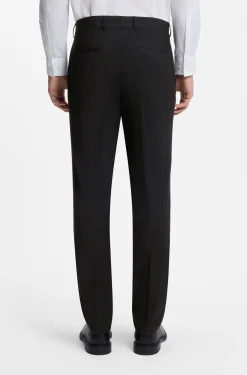 Zweiteiliger Slim-Fit Anzug aus Woll-Mix