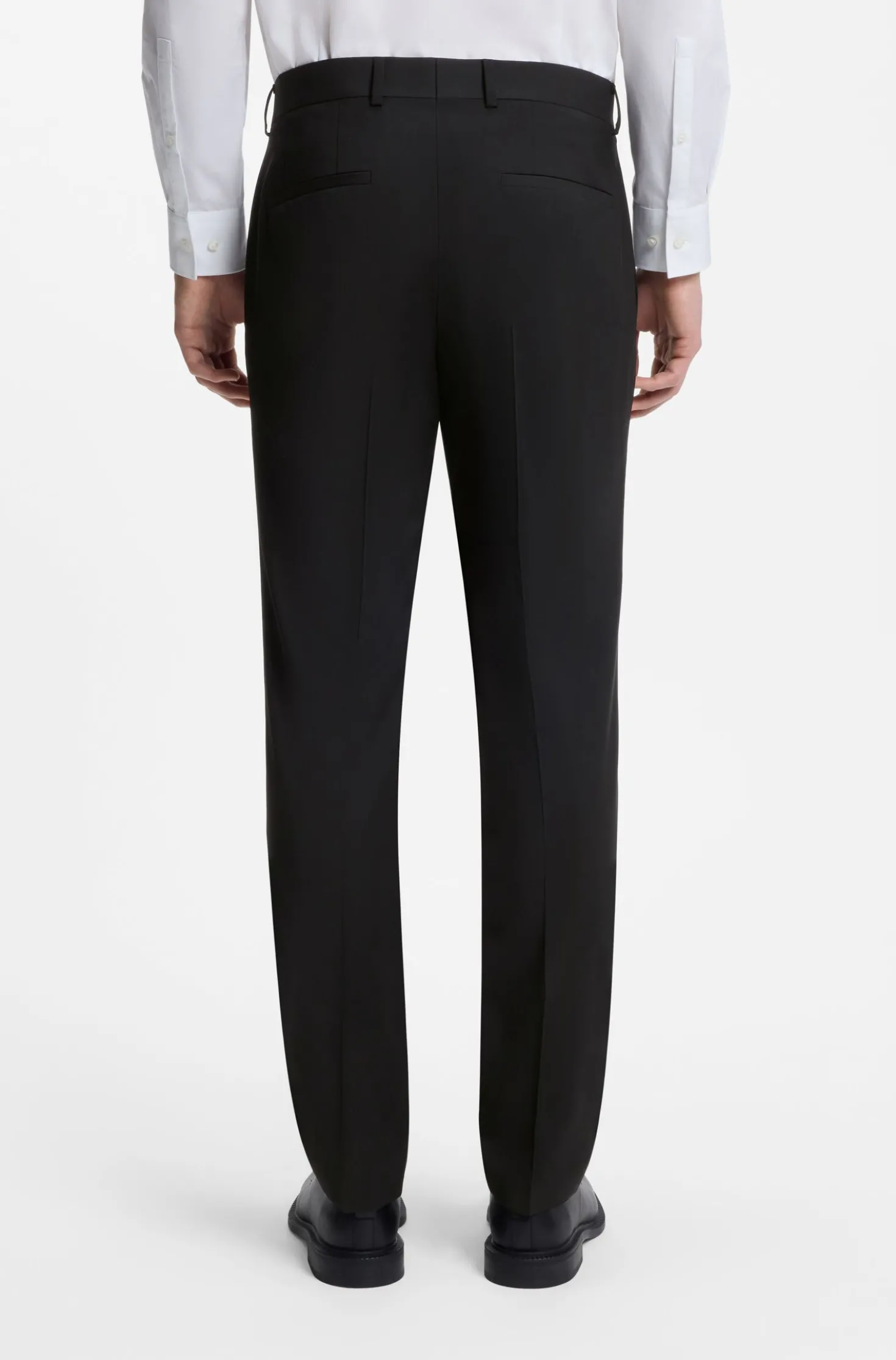 Zweiteiliger Slim-Fit Anzug aus Woll-Mix